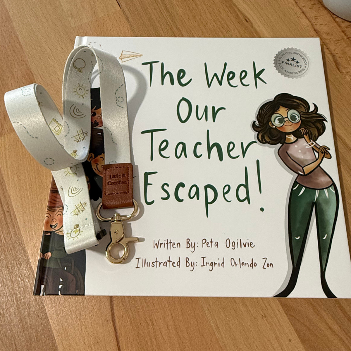 The Week Our Teacher Escaped: 1 Book & Lanyard Bundle